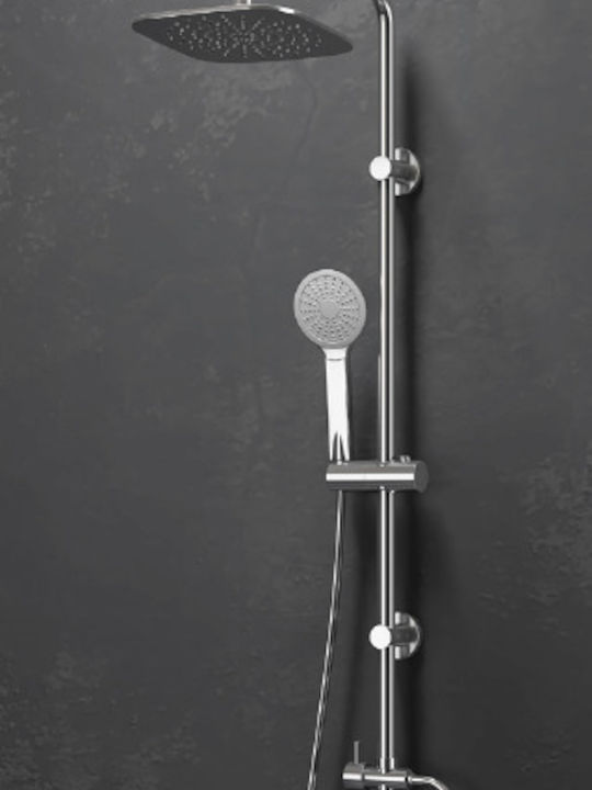 Karag Giota Shower Column without Mixer 96.5cm Silver