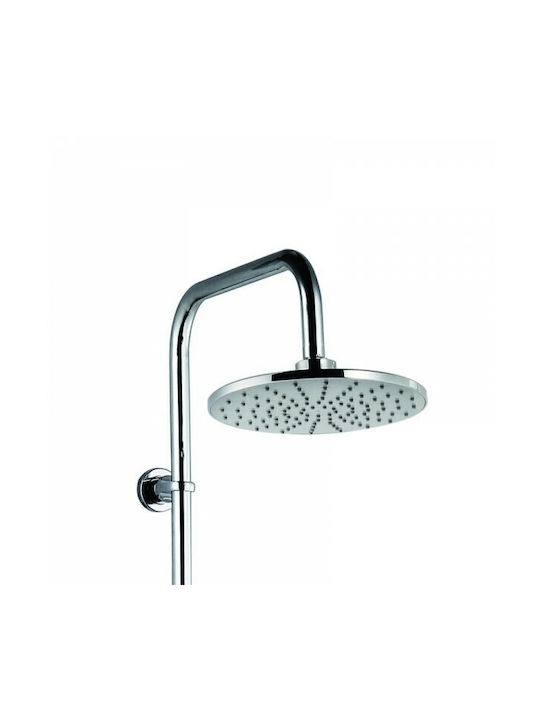 Karag Coloană De Duș Cu Mixer De Cadă 105cm Argintie
