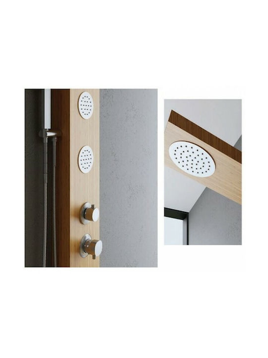 Creavit Bamboo Tree Duschsäule 150cm Braun