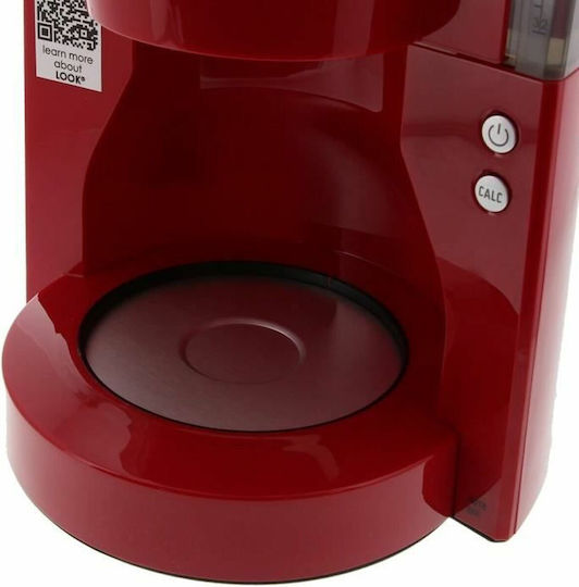 Melitta Look IV Selection Filter Coffee Machine 1000W Red