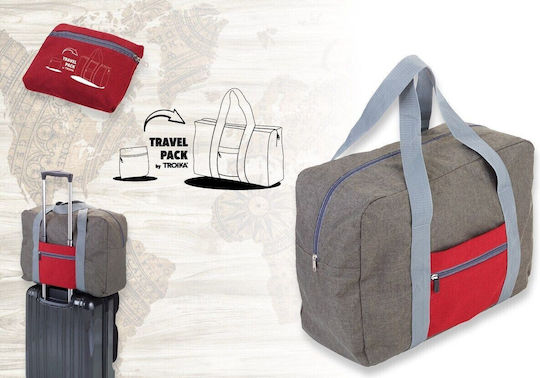 Troika Sack Voyage 20lt Gray Fabric L17.5xW6xH16cm