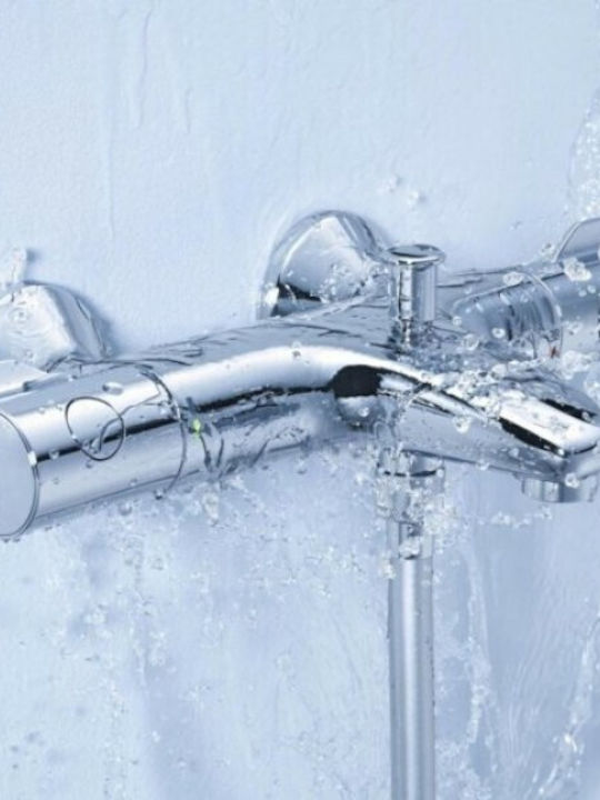 Grohe Grohtherm 800 Bathtub Shower Faucet Thermostatic Silver