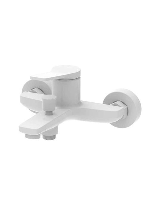 Karag Andare Mixing Bathtub Shower Faucet Complete Set White