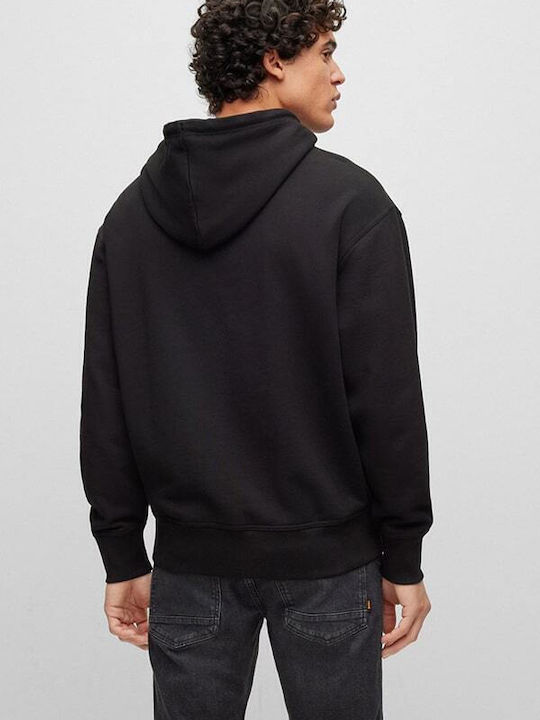 Hugo Boss Men's Sweatshirt with Hood Black