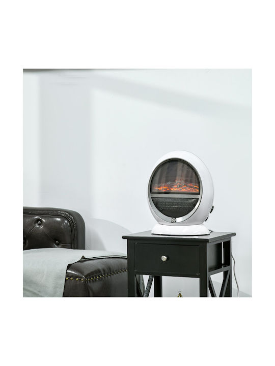 HomCom Επιδαπέδιο Ηλεκτρικό Τζάκι 1500W 18x35cm