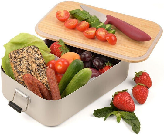 Troika Lunchbox Bamboo Weiß 23.6x14.7cm 1Stück