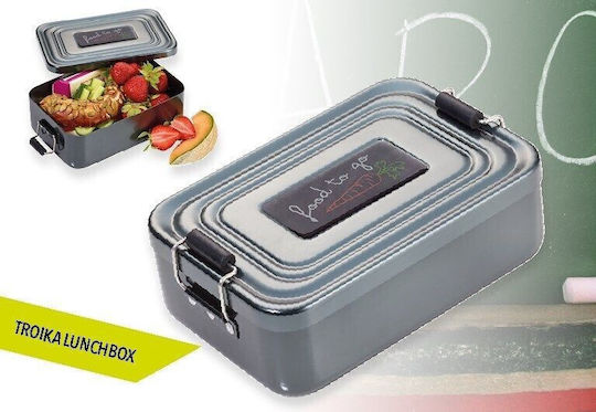 Troika Кутия за обяд Inox Сив 17.9x11.6см 1бр