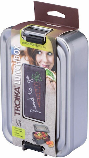 Troika Кутия за обяд Inox Сив 17.9x11.6см 1бр