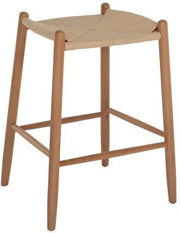 Hocker Bar Hölzernes Brave Beige 44x46x65cm