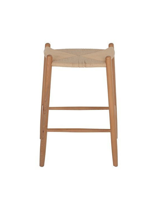 Stool Bar Wooden Brave Beige 44x46x65cm