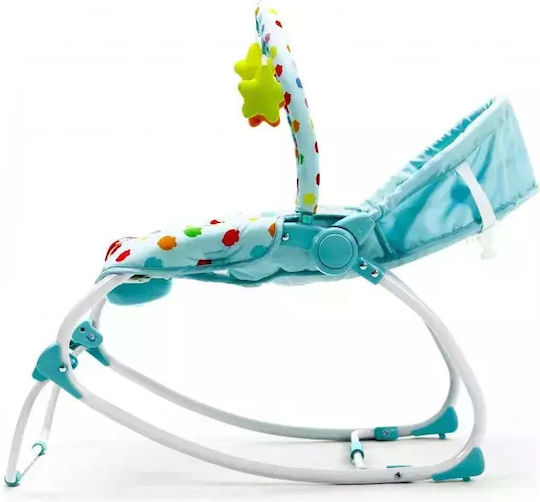 Asalvo Electric Baby Relax Swing Evo+ with Music and Vibration Ocean Blue for Child up to 9kg