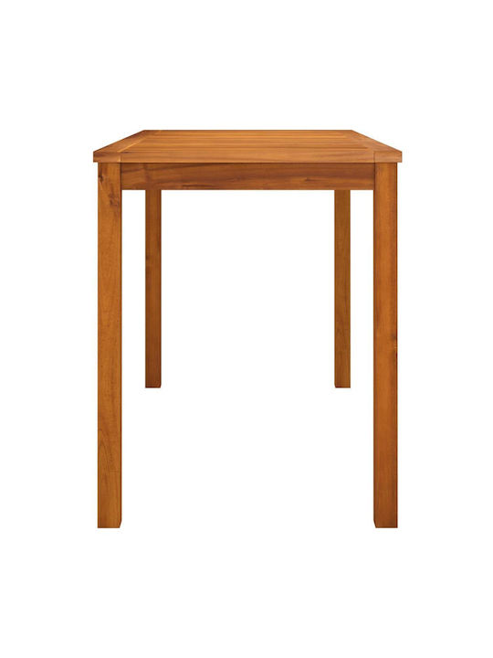 Garden Table from Acacia Brown 110x55x67cm