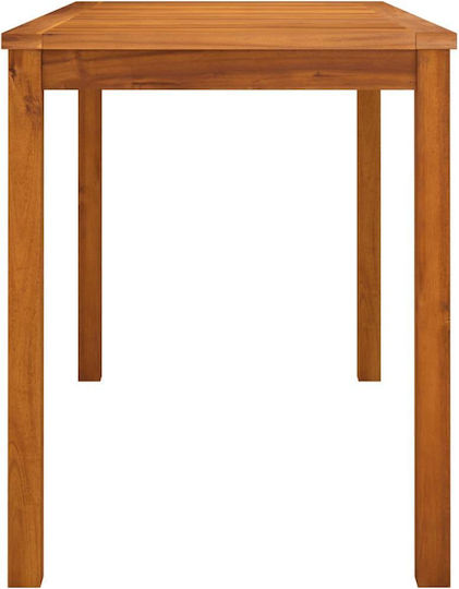 Masă Exterior Din Salcâm Maro 110x55x67cm