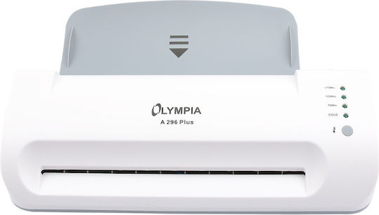 Olympia Laminator A 296 Plus Desktop White for A4 175 Microns with Cutter