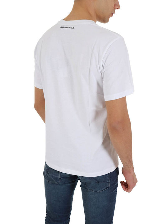 Karl Lagerfeld Men's Short Sleeve T-shirt White