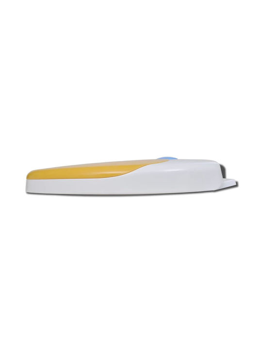 vidaXL Toilet Seat Soft Close Plastic 48.5x36.5cm White