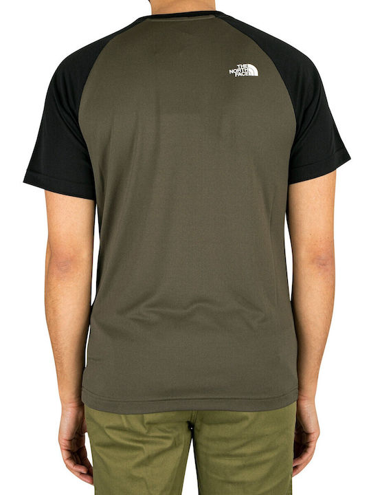 The North Face T-shirt Bărbătesc cu Mânecă Scurtă Kaki