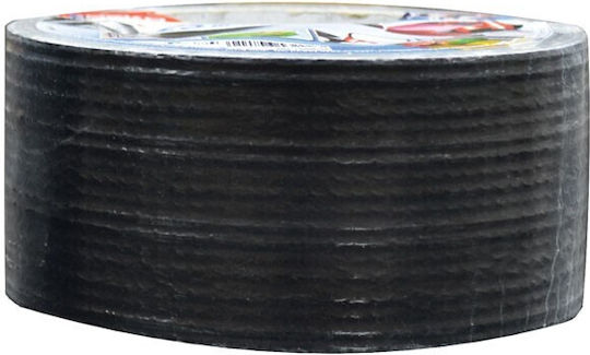 Geko Self-Adhesive Fabric Tape Black 50mmx25m 1pcs