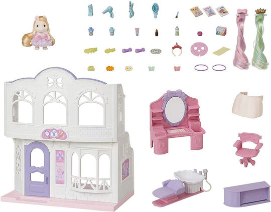 Epoch Toys Pony's Stylish Hair Salon Sylvanian Families for Ages 3 Plus