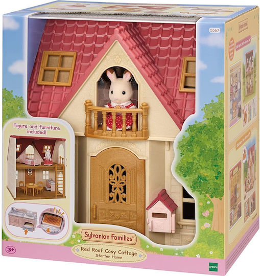 Epoch Toys New Red Roof Cosy Cottage Starter Home Sylvanian Families για 3+ Ετών (Διάφορα Σχέδια)