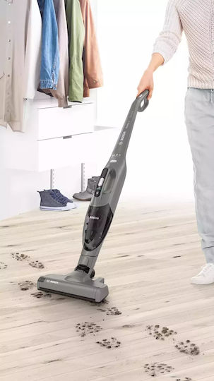 Bosch Readyy'y Serie 2 Прахосмукачка 2 в 1 Stick & Ръчна Сива