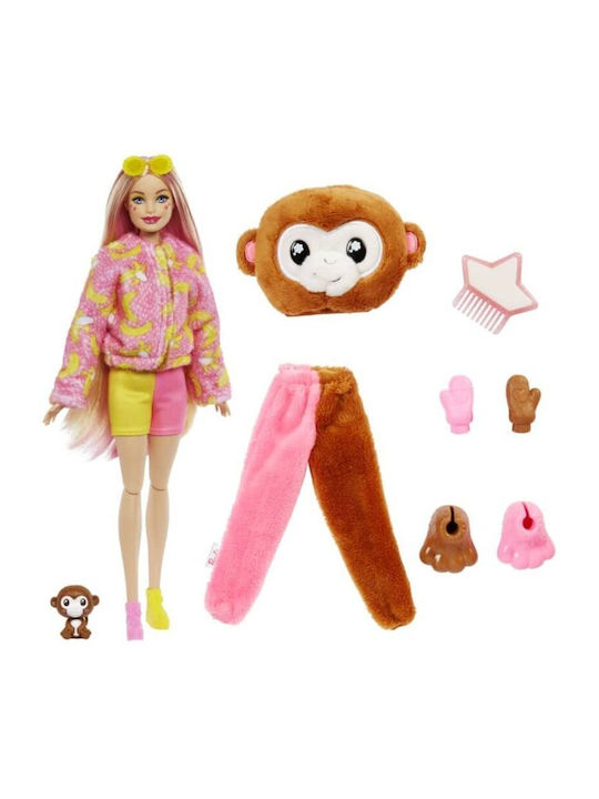 Παιχνιδολαμπάδα Cutie Reveal Μαϊμουδάκι για 3+ Ετών Barbie