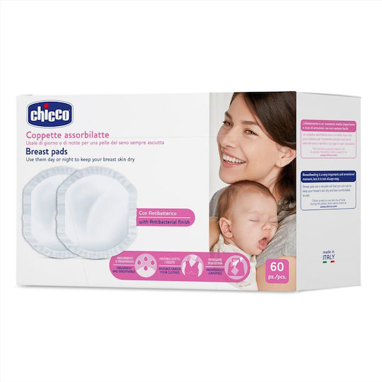 Chicco Extra Comfort Breast Pads Επιθέματα Στήθους 60τμχ