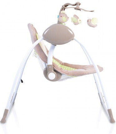 Cangaroo Electric Baby Relax Swing Swing Plus with Music Cappuccino for Child up to 9kg
