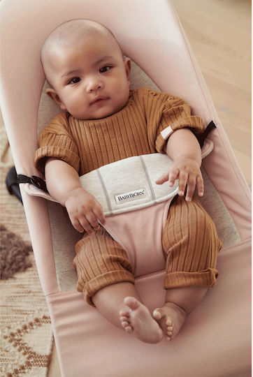 BabyBjorn Manual Baby Relax Balance Soft Light Pink & Grey for Child up to 13kg