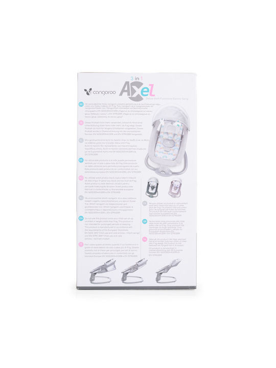 Cangaroo Electric Baby Relax Axel Pink for Child up to 9kg