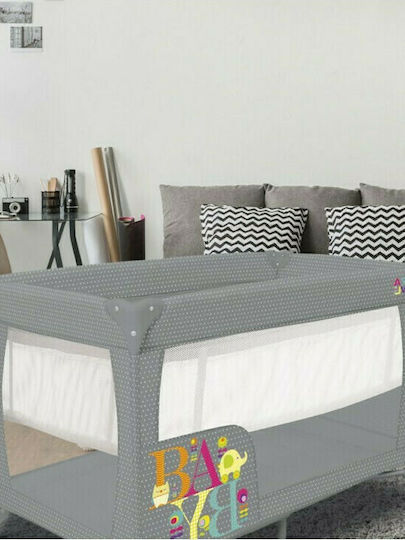 Asalvo Smooth Laufstall 2 Ebenen Gray 125x65cm