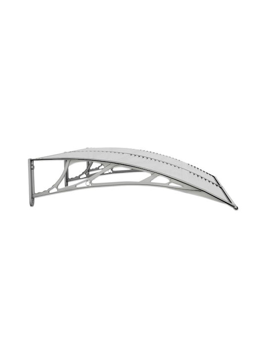 vidaXL Polycarbonat Kapuzinerdach Tür/Fenster P150xB100cm