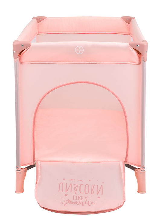 Kikka Boo So Gifted Playpen with Mattress Pink 124x64cm