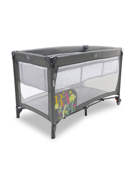 Asalvo Smooth Laufstall 2 Ebenen Gray 125x65cm