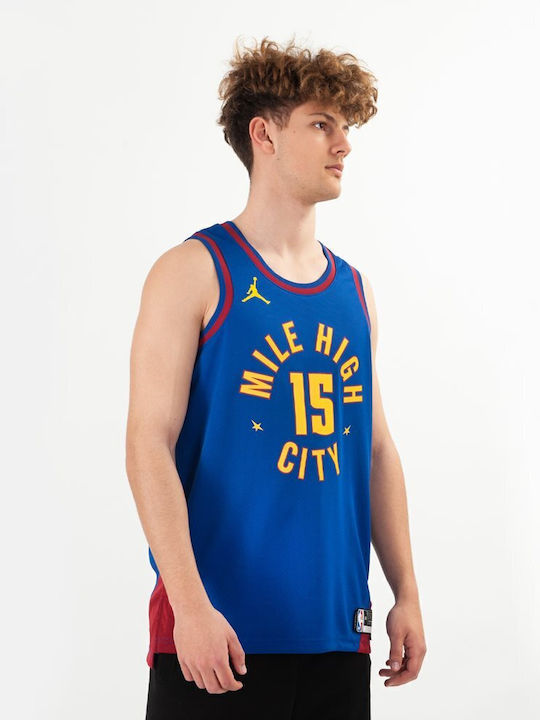 Denver Nuggets Nikola Jokic Ανδρική Φανέλα Εμφάνισης Μπάσκετ