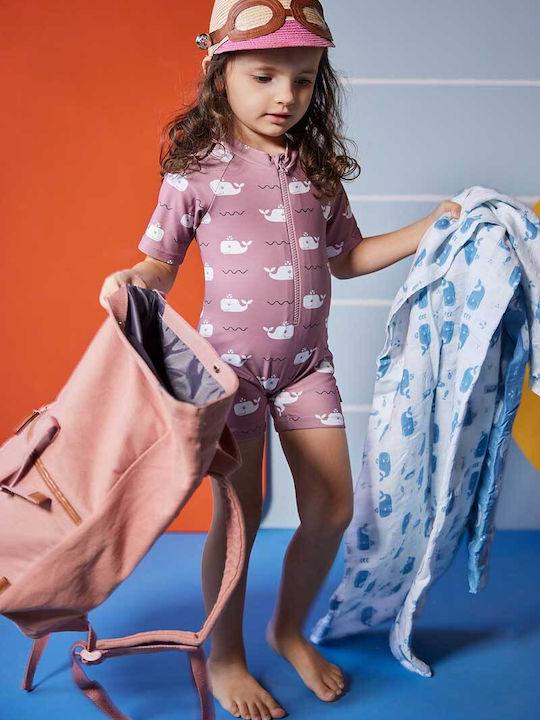 Fresk Kids Swimwear One-Piece Pink