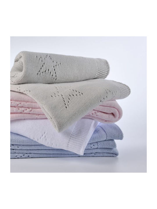 Down Town Home Blanket Cot 449 Knitted Gray 90x120cm