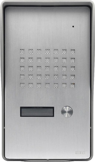 CTC Set Interfon Audio Kit Pentru 1 Apartament Argintiu Alb Argintiu