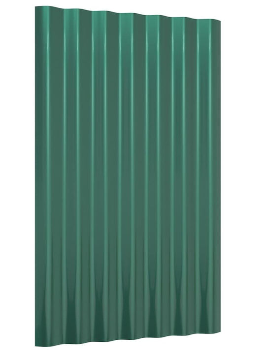 vidaXL Verzinkt Panel Dach Π60xΒ36cm