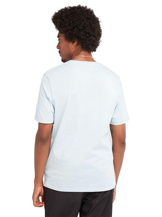 Timberland Men's Short Sleeve T-shirt Light Blue