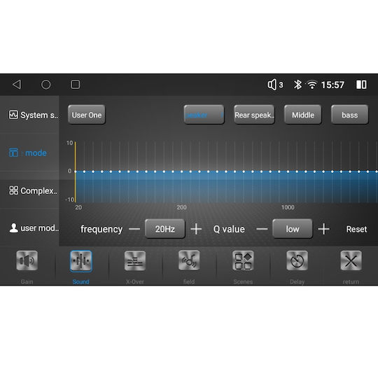 Lenovo Auto-Audiosystem 2DIN (Bluetooth/USB/AUX/WiFi/GPS/Apple-Carplay/Android-Auto/Notenblätter) mit Touchscreen 9.7"