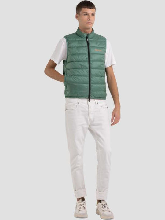 Ärmellos Jacke Puffer Khaki