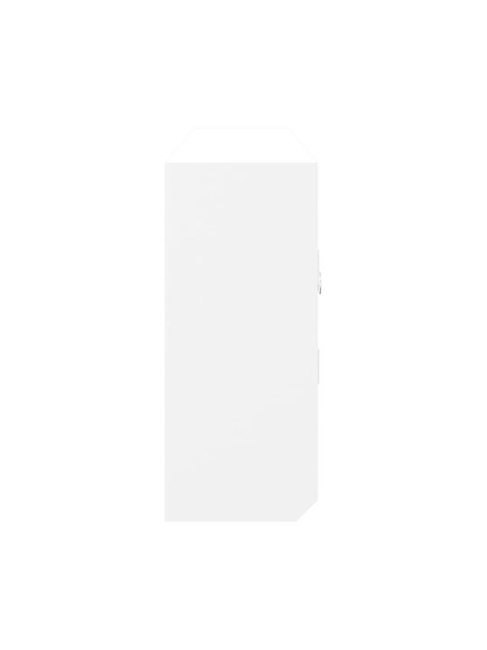 vidaXL Wall Key Holder Wooden 3 positions 40x8.5x20cm