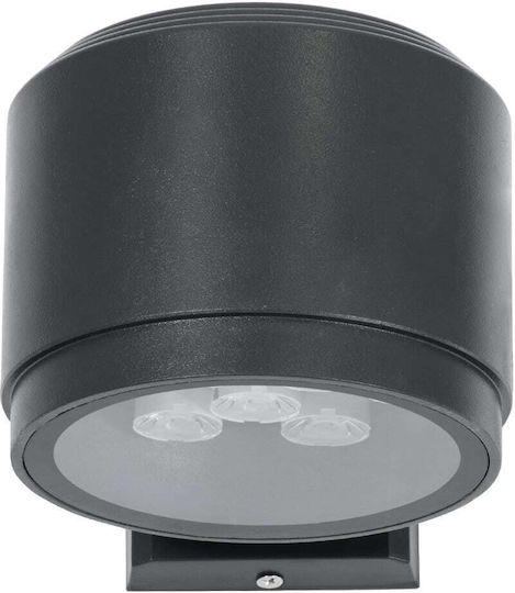 GloboStar Wall-Mounted Outdoor Spot LED IP67 24W with Warm White Light Double Beam