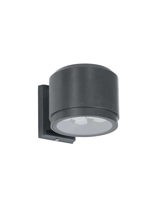 GloboStar Wall-Mounted Outdoor Spot LED IP67 24W with Warm White Light Double Beam