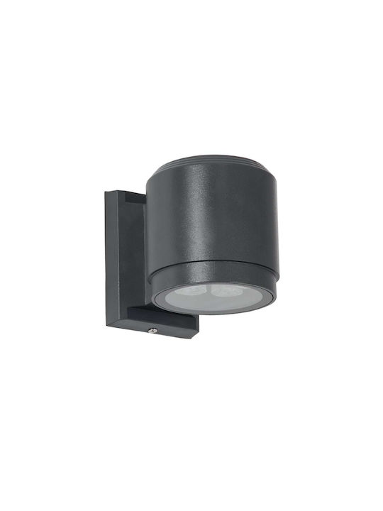 GloboStar Wall-Mounted Outdoor Spot LED IP67 12W with Warm White Light Double Beam