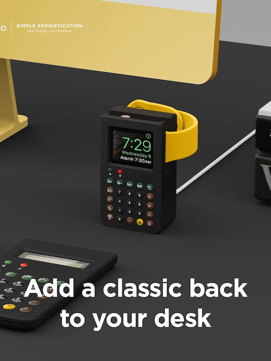 Elago W8 Stand Charging Station Зарядно за Apple Watch Черен