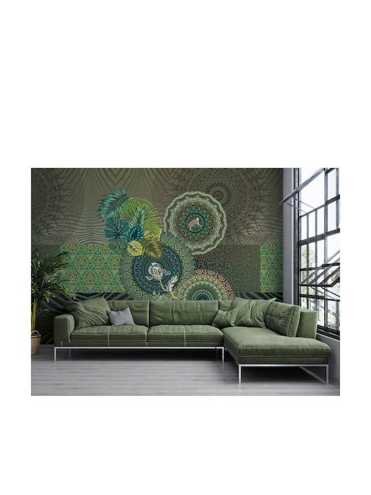 Wallpaper Circle Of Life Green L300xW280cm