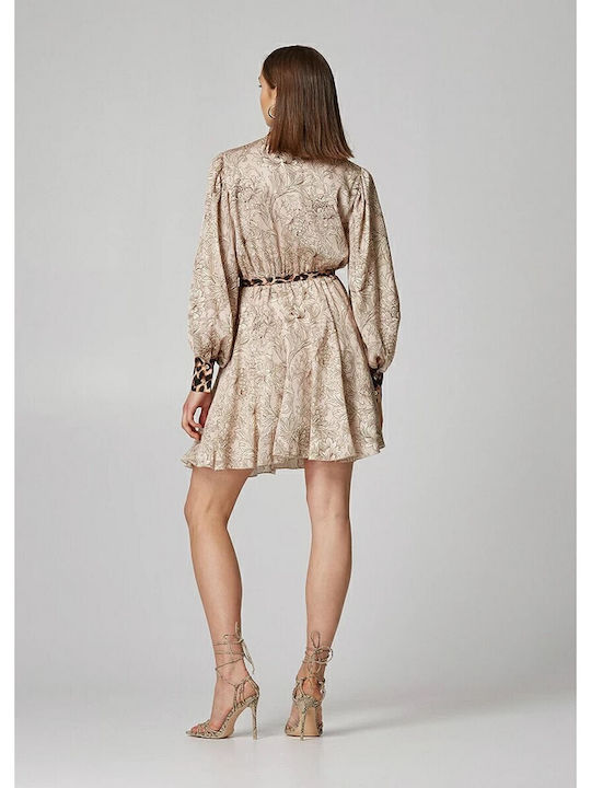 Lynne Mini Dress Beige