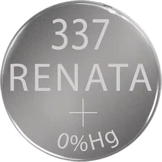 Renata 337 Silver Oxide Watch Battery SR416 1.55V 1pcs